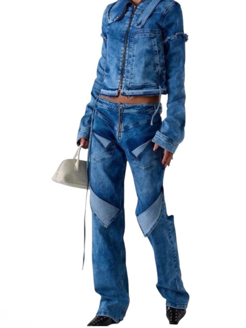 Ottolinger FW25  Blue Loose Fit Jeans